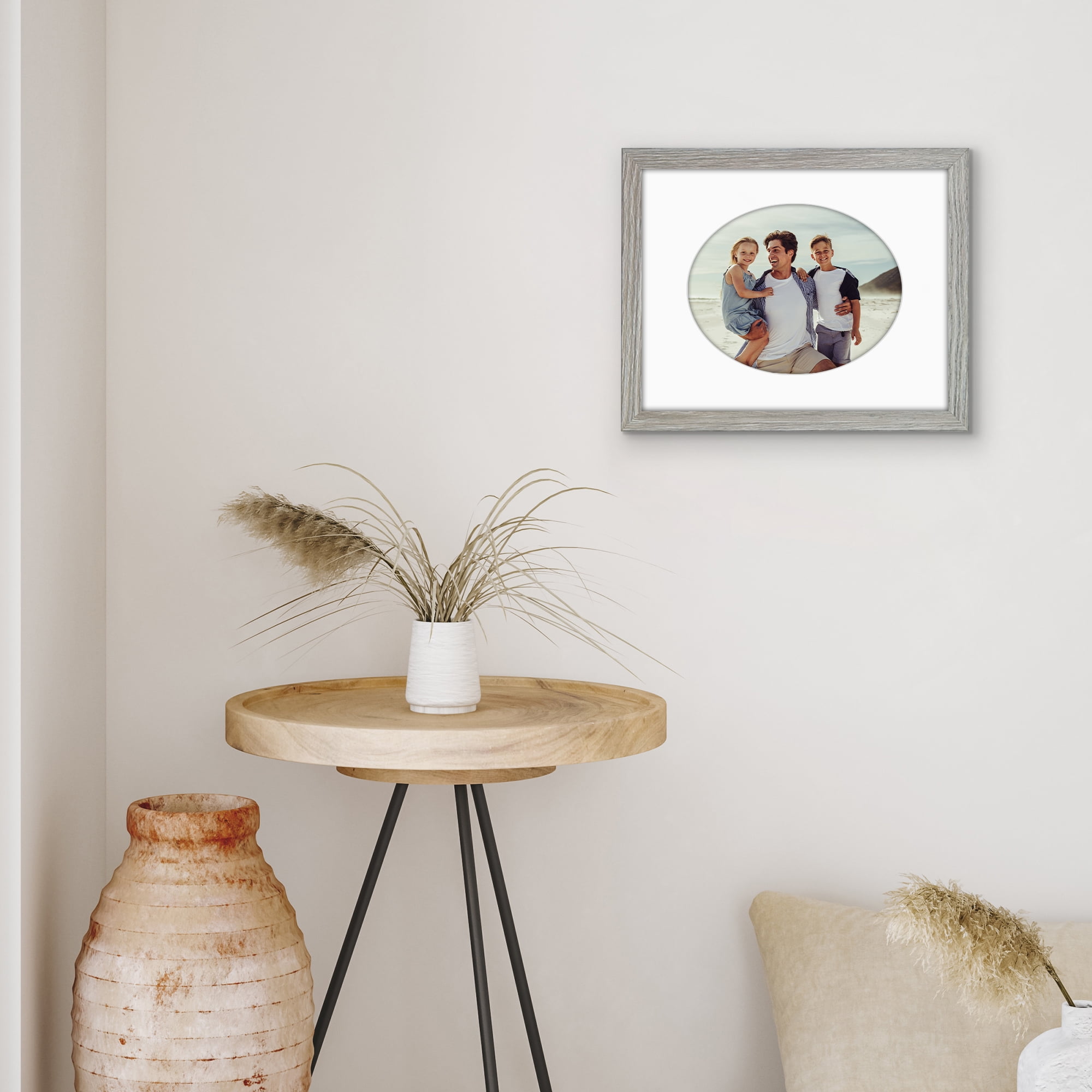 Americanflat 11x14 Picture Frame with Shatter-Resistant Glass shaped elevate cherished photos unique - Driftwood