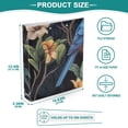 thumbnail image 5 of Birds Flowers Leaves Woods 3 Ring Binders 1.5 inch Hardcover File Folders with Interior Pockets A4 Size Organizer for School Office Hospital, 5 of 8