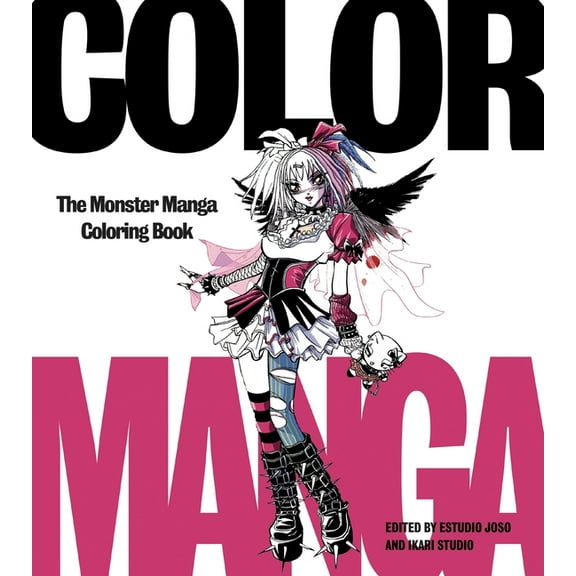 Color Manga: The Monster Manga Coloring Book, (Paperback)