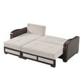 thumbnail image 4 of Ottomanson 96" Convertible Sectional Sofa with Storage, Chenille L-Shaped Couch for Living Room, Cream, 4 of 7