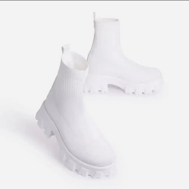 Styesk Bottes pour Femmes Chaussures pour Femmes Mode Rétro à Bout Pointu Talon Moyen Haut Bottes Cavalières Brodées Bottes de Travail pour Femmes
