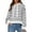 Striped Grey White, variant on PRETTYGARDEN Womens Striped Sweaters Fall Pullover Hoodies Y2K Casual Long Sleeve Tops Winter Fashion Clothing