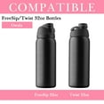 thumbnail image 3 of Linkidea 2 Pack Water Bottle Boot Compatible with Owala FreeSip 32oz, Twist 32oz, Silicone Anti-Slip Bottle Bottom Bumper Protector (Light Pink), 3 of 6