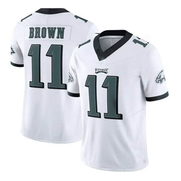 Men's and Women's Philadelphia Eagles Jersey SMITH 6# GOEDERT 88# BROWN 11# HURTS 1# Youth Sport football Jersey