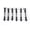 Black, variant on Suodoka 6 Pcs Adjustable Servo Links Tie Rod Set for RC Car 1/10 Buggy Touring Car 47mm Accessories, Black Aluminum Alloy Replacement Parts (1.9-2.2 inches / 47-57 mm)[cite: 1]