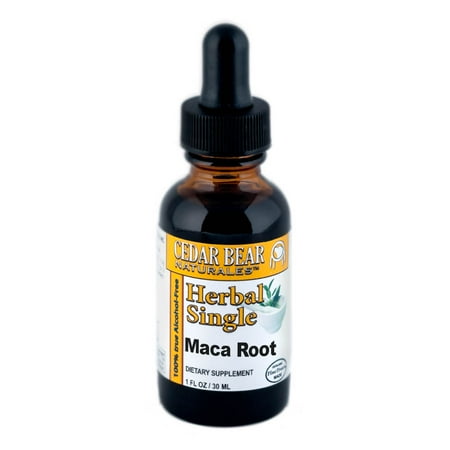 Cedar Bear Naturales Maca Root Lepidum Mayenii Supplement, 1 Ounce