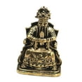 thumbnail image 2 of Estatuilla del dios chino de la riqueza, escultura de , adorno decorativo de escritorio creativo de latón para boda, cafetería y dormitorio, 2 of 9