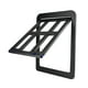 thumbnail image 2 of Puerta con puerta para gatos, puerta para mascotas para perros, para interior y exterior, puerta con mosquitera. Negro, 2 of 9