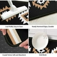 thumbnail image 6 of Black Boho Kitchen Rug Mat Decor Aztec Western Kitchen Rugs Sets of 2 Non-Slip Washable Kitchen Mats for Floor 2 Piece, 6 of 6