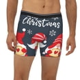 thumbnail image 4 of Rocae Three Cute Christmas Gnomes for Stretch Moisture-Wicking Underwear,Men's Underwear Boxer Briefs X-Large, 4 of 9