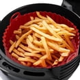 thumbnail image 4 of Bdfzl Pot en Silicone pour Friteuse Doublures Rondes Réutilisables Accessoires de Panier [7.9 Pouces], 4 of 6