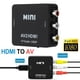 thumbnail image 3 of Adaptador de escalador compatible con AV a HDMI Convertidor de video compuesto HD Compatible con RCA a HDMI (negro), 3 of 9