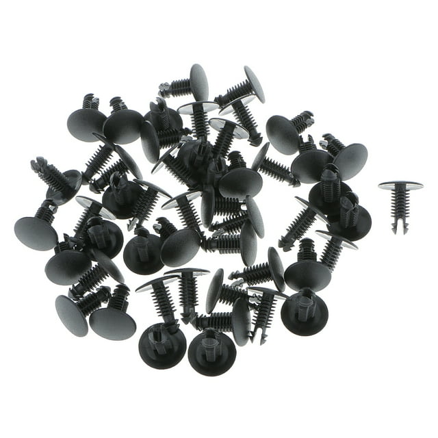 50 Piezas de Tornillos de Fijación de Clips de Panel de Puerta de Plástico kusrkot Clips de equipamiento