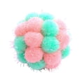 thumbnail image 1 of Flmtop Cat Ball Toy Built-in bell Interactive Colorful Plush Mini Ball Kitten Teaser Toy Pet Toy, 1 of 11