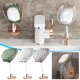 thumbnail image 1 of Jabonera giratoria con drenaje - soporte de jabón en ángulo ajustable para la pared o encimera, desmontable y lavable para baño y fregadero de cocina, 1 of 2