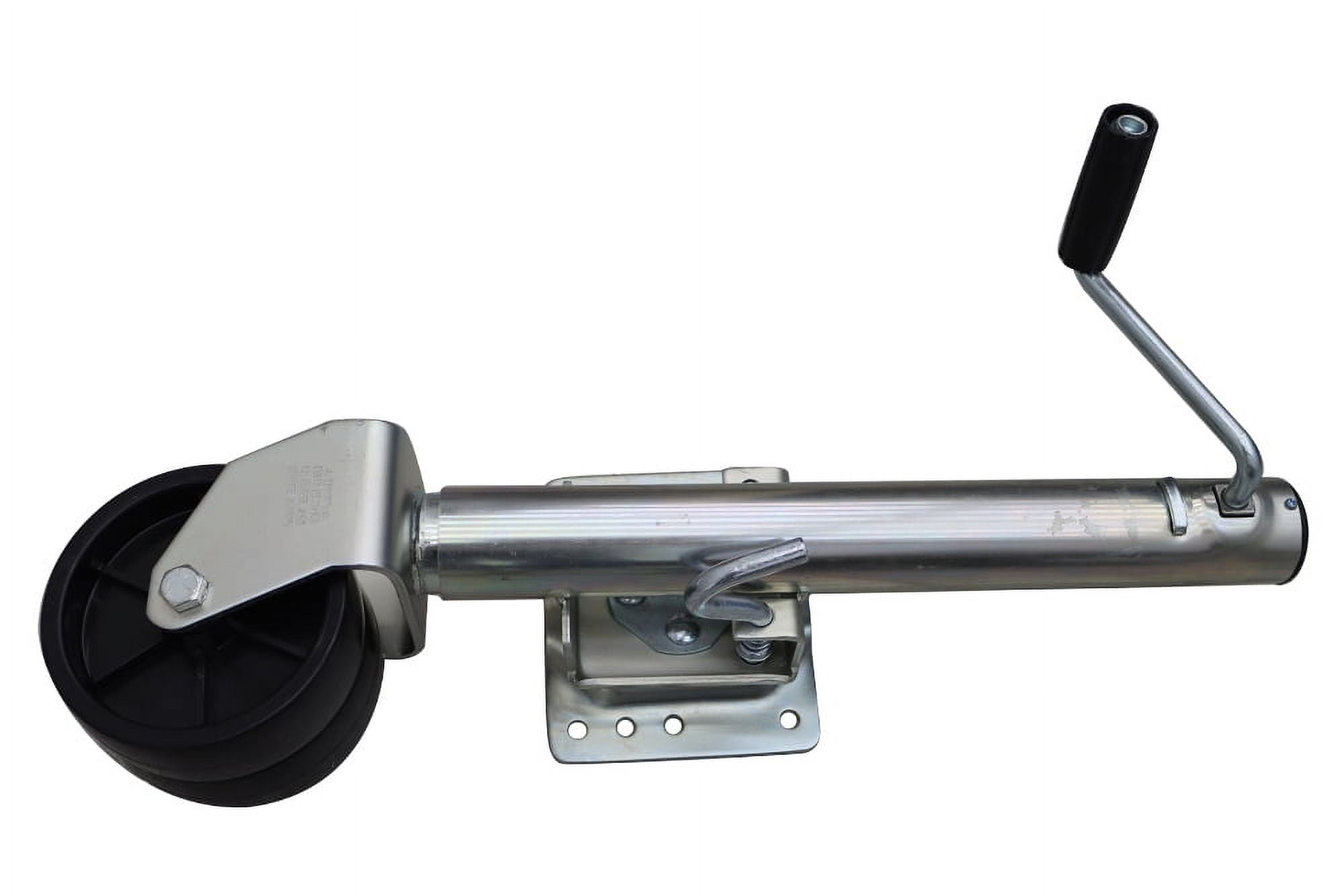 1500lb RV Trailer Jack 6” 2 Wheels Yacht Trailer Stand Guide Wheel Jack Lifting Height 9.8"