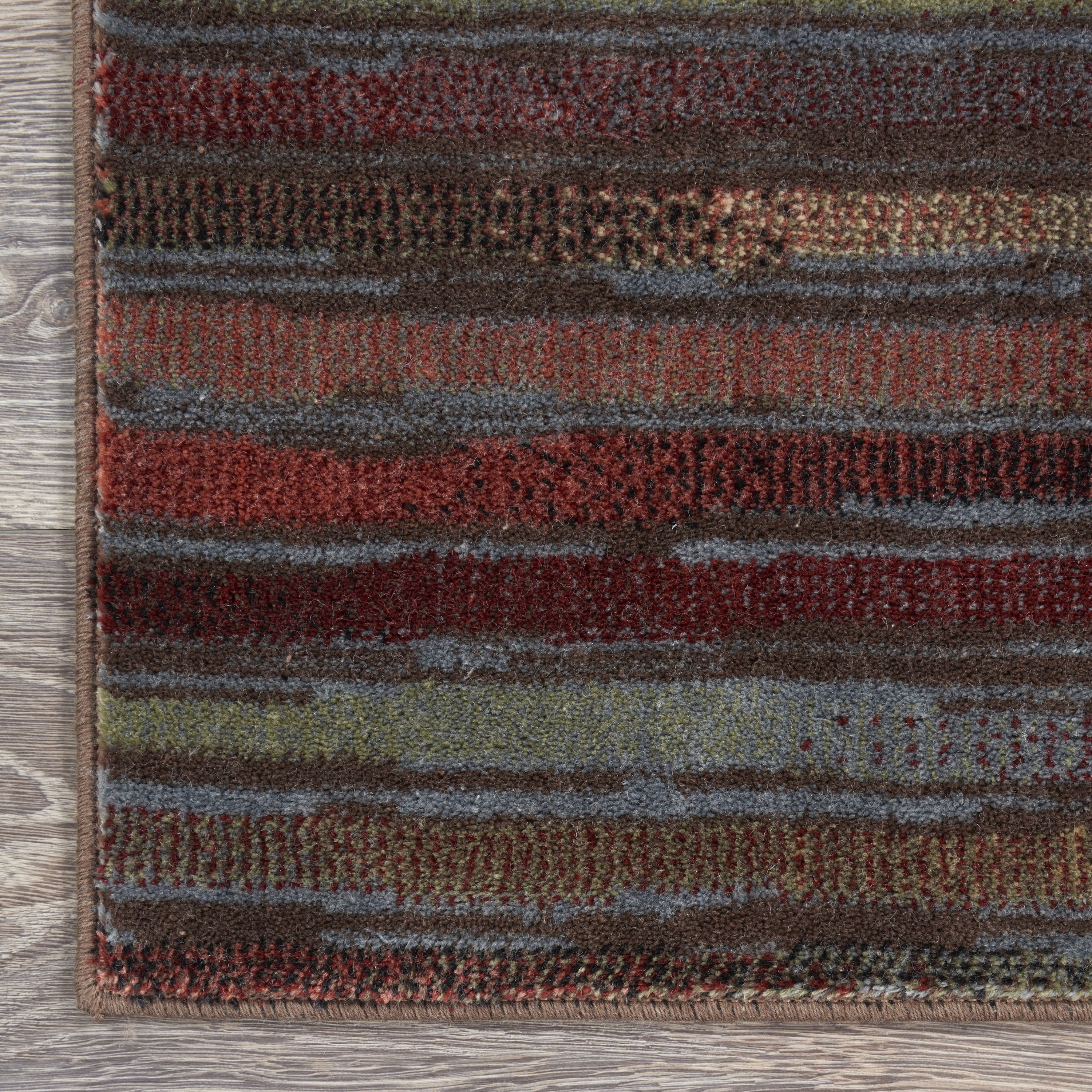 Nourison Expressions Brushstroke Multicolor 9'6" x 13'6" Area Rug, (10x14)