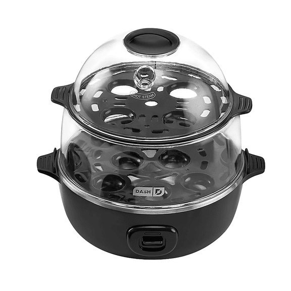 (Open Box) Dash 16-piece All-in-One Egg Cooker with Piping Bag & 9 Tips