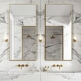 thumbnail image 4 of NeuType Full Length Mirror Floor Rectangle Gold 47"x16", 4 of 9