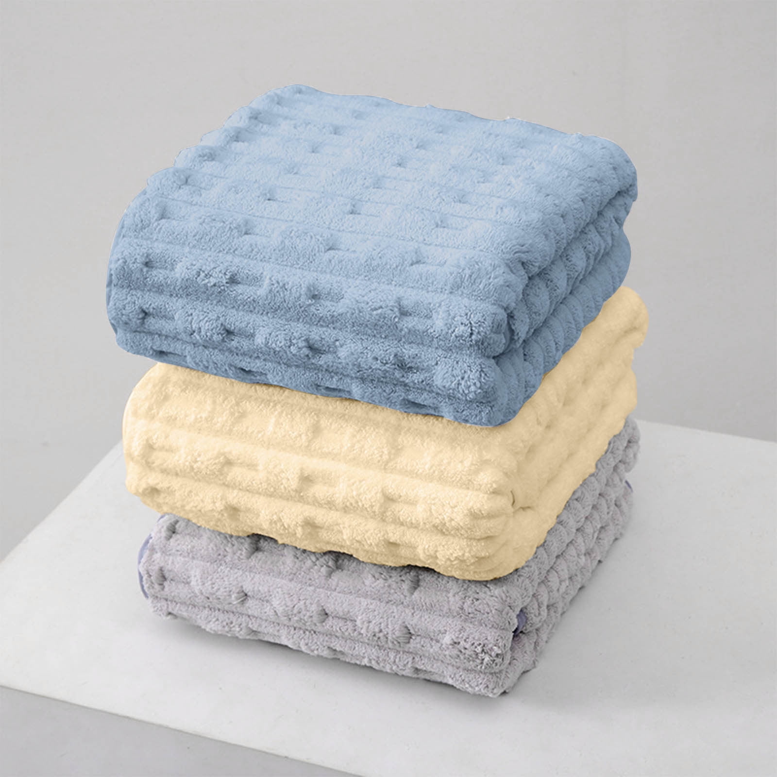 weibbin Hand Towels for Bathroom Set 3 Piece, Bath/ Face Towel Soft Highly Absorbent Towels for Adults and Children for Bathroom Kitchen