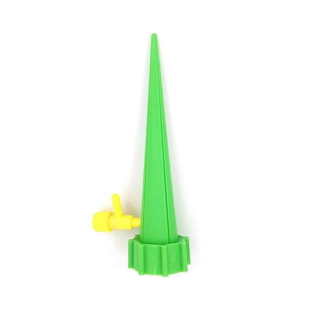 Bewildely Sistema de riego por goteo con válvula ajustable para jardinería, riego por goteo, jardín, plantas, goteo, verduras, flor verde Jardín y Patio Verde Bewildely HA010701-01