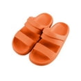 thumbnail image 6 of Gustave Unisex Anti-Slip Double Strap Slippers, Thick Sole, Open Toe, Sandals - Orange, Size Women 5-6 / Men 4-4.5, 6 of 8