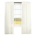 thumbnail image 2 of VHC Brands Tobacco Cloth Solid Color Sheer Cotton Farmhouse Curtains-Rod Pocket Tie Back(s) Panel Pair, Antique White, 2 of 8