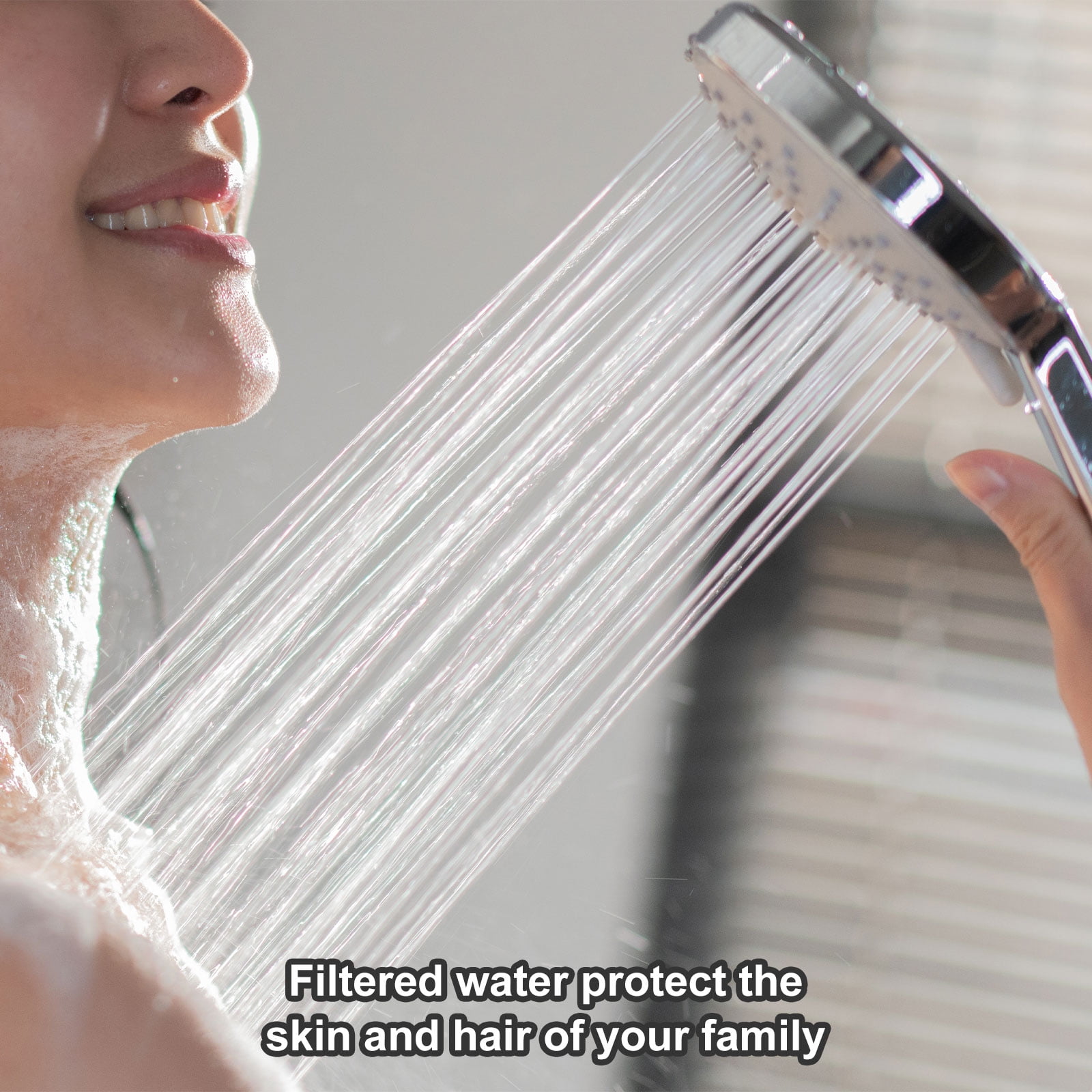 Unique Bargains 12Pcs PP Cotton Replacement High-Pressure Shower Jet Sets 3.74"
