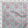 thumbnail image 3 of oneOone Silk Tabby Dusty Teal Green Fabric Text Sewing Material Print Fabric By The Yard 42 Inch Wide, 3 of 6