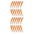 thumbnail image 4 of ZheElen 12pcs 3inch Archery Turkey Feathers Fletchings Vanes Orange 3 Inch 2Set, 4 of 6