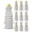 LightGray, variant on Yellow Gradient Burlap Wine Bags 10 PCS, Farm Plaid Buffalo Checkered Gingham Wine Gift Bags Bottle Covers with Drawstring for Holiday Party Wedding Birthday, Reusable Champagne Bottle Bag