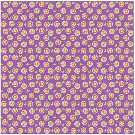 Pink Monkey Baby Shower Wrapping Paper