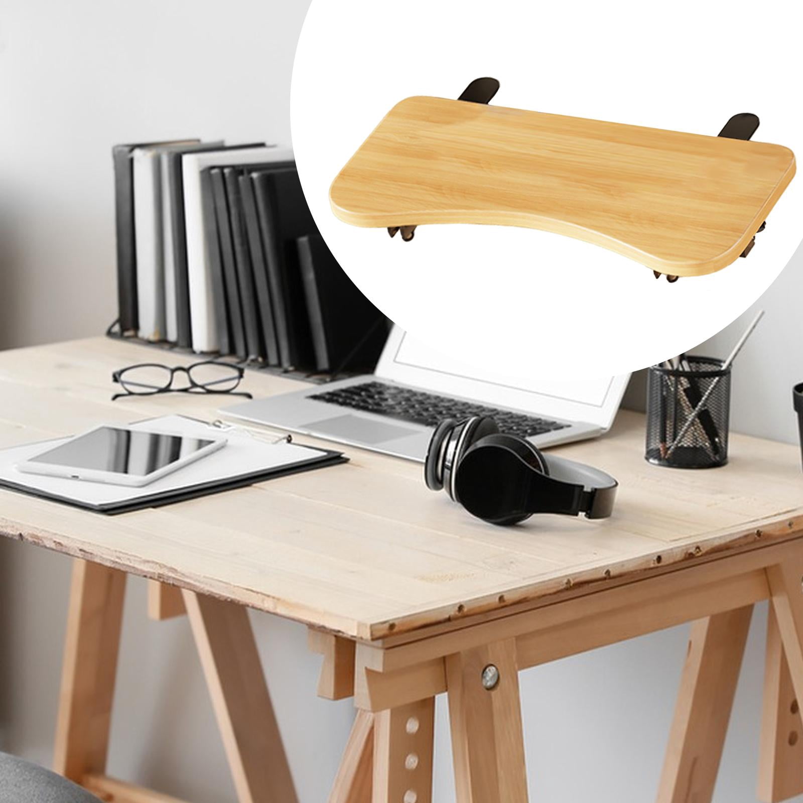 JWQFBC Desk Extension Tray, Table Arm Rest for Office and Home, Sturdy Folding Keyboard 52cmx24cm