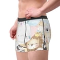 thumbnail image 3 of Wukai Cute Animals Print Men’s Underwear Breathable Boxer Briefs,&nbsp;Moisture Wicking & Breathable-XX-Large, 3 of 7