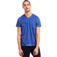 thumbnail image 1 of Kenneth Cole Playera gráfica con bolsillo con logotipo para hombre, azul, extragrande Kenneth Cole Camiseta gráfica, 1 of 1
