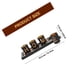 thumbnail image 2 of KAKOWELY 1Jgo Portavelas Decorativo De Vidrio Negro Con De Letras Para Uso Interior, 2 of 7