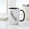 thumbnail image 4 of CafePress - California Girl - 15 oz Ceramic Large White Novelty Mug, 4 of 4