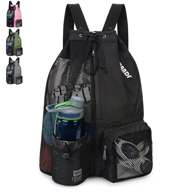 Gym Bag with Outer Pocket,Waterproof Pvc Sports Bag