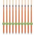 thumbnail image 3 of ASKA L3 Lot de 10 Pointes de Billard Orange pour Piscine, Érable Canadien de 58 Pouces, Pointe Rigide de 13 mm, Poids Mixtes, 3 of 5