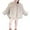 Blue, variant on Girls Fuzzy Cardigan Fau𝐱 Fu𝐫 Sweaters Warm Fall Winter Coats Cozy Cute Jacket Long Sleeve Open Front V-Neck Outerwear
