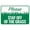 Warning Sign 3, variant on Please Take Rubbish Home Sign - 8"x12" Warning Sticker Security Sign, Outdoor Use for Home, Business, Park