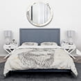 thumbnail image 2 of Designart 'Wolf Wild and Beautiful III' Farmhouse Duvet Cover Set, 2 of 4
