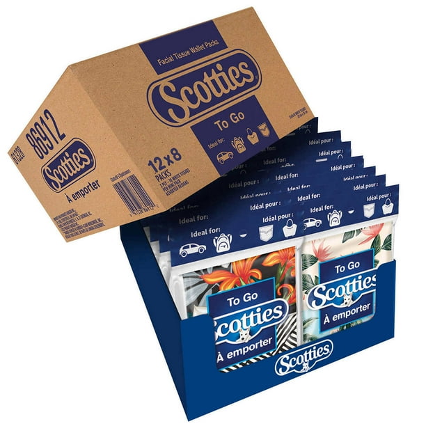 ScottiesToGo Facial Tissue 12packs of 10 sheets Walmart.ca