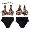thumbnail image 2 of Traje de baño de verano con nudo de leopardo sexy para mujer de gran tamaño, 2 of 7