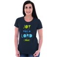 thumbnail image 4 of Joy to the World Lord Has Come Womens Slim Fit Graphic Tee Brisco Brands S, 4 of 5