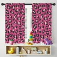 thumbnail image 5 of Blackout Kids Curtains,Pink and Black Of Leopard Print Childrens Insulated Curtains Set Of 2,Bedroom Essentials,Toddler Room Decor 42"x54", 5 of 5