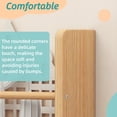 thumbnail image 5 of Petoto 4-Tier Behind The Door Bookshelf Slim, Behind the Door Storage Shelf for Study Living Room Bedroom Playroom, Wood Narrow Bookcase 3.9"D x 27.6"W x 47.3"H, 5 of 12
