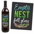 thumbnail image 3 of Big Dot of Happiness Empty Nesters - Empty Nest Party Decorations for Women and Men - Wine Bottle Label Stickers - Set of 4, 3 of 8