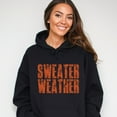 thumbnail image 4 of Sweater Weather Block Distressed - Women's Graphic Hoodie, 4 of 9