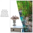 thumbnail image 5 of Waterfall Curtains, Spring Forest Nature Landscape Theme Pattern Print, Bedroom Living Room Blackout Curtains, 2 Panel Set, 84X84 Inch, 5 of 6